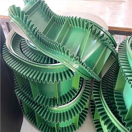 Tali Pinggang Penghantar Dinding Sisi Beralun PVC
